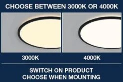 LED Deckenlampe Schwarz Nordlux Oja 42 IP45 3000/4000K Switch Dimmbar -Beleuchtung oja switch schwarz 2