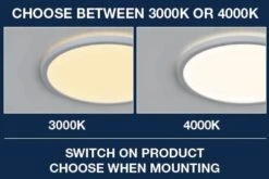 LED Deckenlampe Weiss Nordlux Oja 29 IP45 3000/4000K Switch Dimmbar -Beleuchtung oja switch weiss 1 1 1