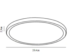 LED Deckenlampe Holzfarben Nordlux Oja 29 IP20 1600lm 2700K Stepdimmer 14 LED Deckenlampe Holzfarben Nordlux Oja 29 IP20 1600lm 2700K Stepdimmer -Beleuchtung oja29 tz 1 2