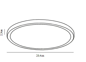 LED Deckenlampe Holzfarben Nordlux Oja 29 IP20 1600lm 2700K Stepdimmer 8 LED Deckenlampe Holzfarben Nordlux Oja 29 IP20 1600lm 2700K Stepdimmer – Bild 6