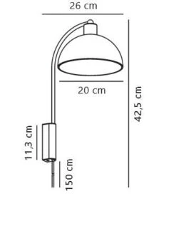 Wandlampe Schwarz Nordlux Ellen 20 E14 Mit Kabelschalter -Beleuchtung wanleuchte ellen 20 tz 2